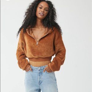 Urban Outfitters Bliss Fuzzy Fleece Hoodie, S